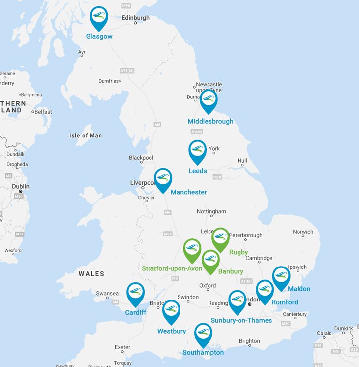 Filta Depots – Filta Environmental UK Filta Depot Locations - Filta Environmental UK