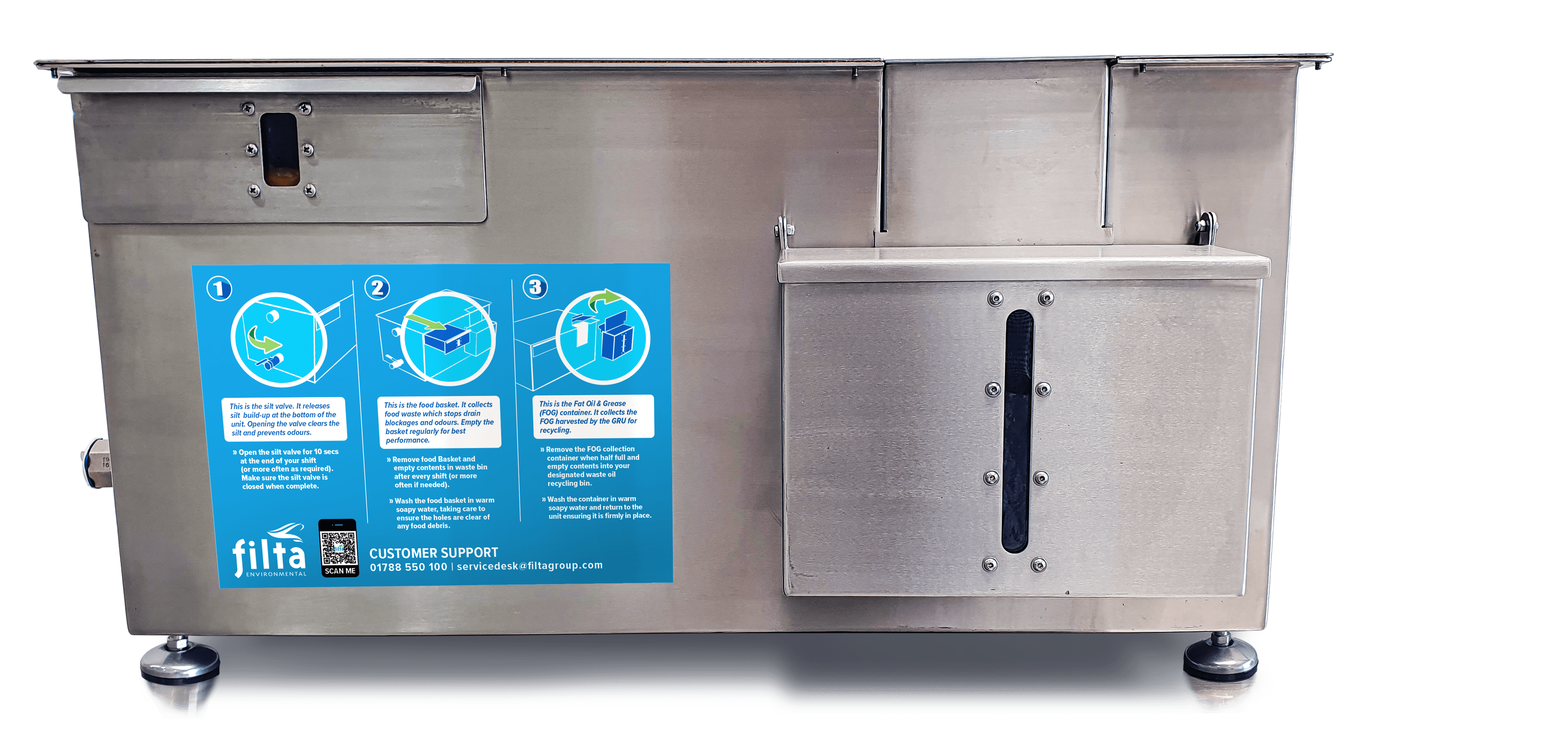 FiltaFOG cyclone grease trap
