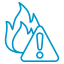– Fire risks and smoke caused by carbonised debris - Fire risks and smoke caused by carbonised debris